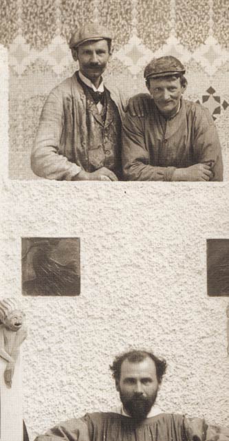Klimt and comrades at the Secession.